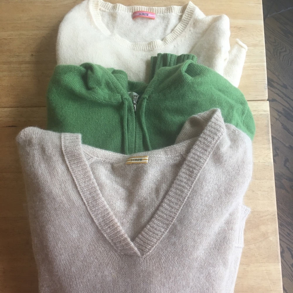 JCrew 100% Cashmere Sweaters